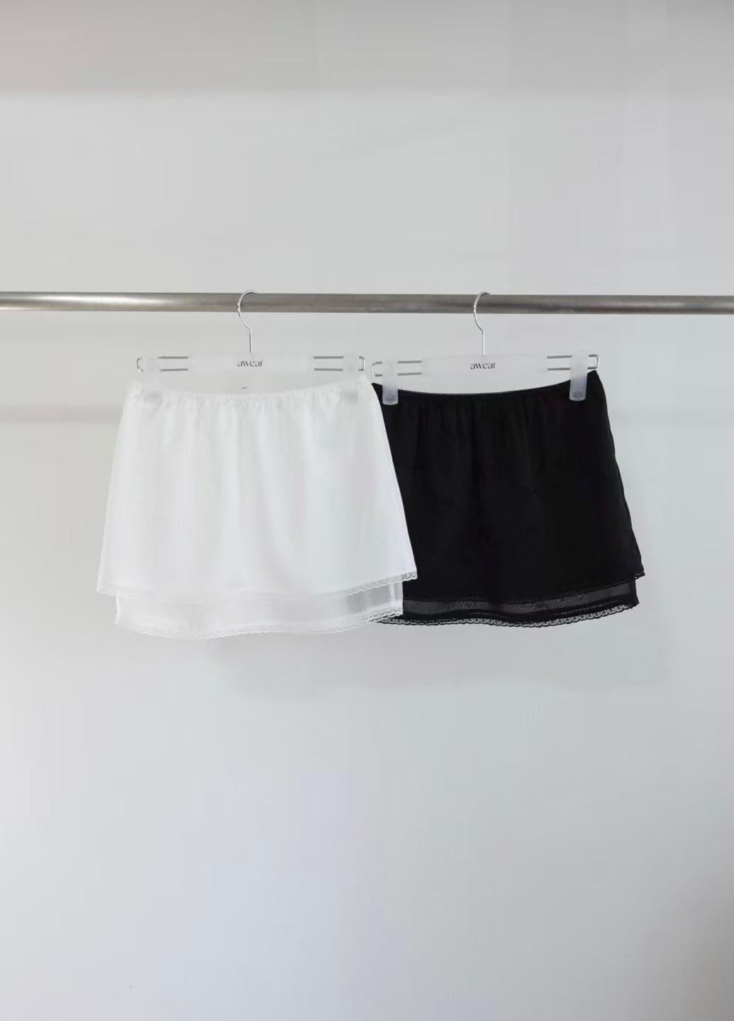 Korean APM Collection Lace Top and Skirt-White (Instock)