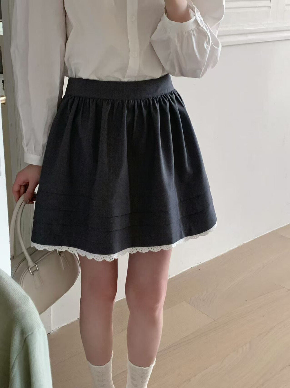 Kelly Designs Lace Layer Skirt-2 Colors（Instock)