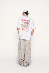 ADLV SHINCHAN AND FRIENDS SHORT SLEEVE WHITE T-SHIRT (Instock)