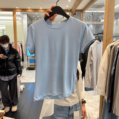 Korean APM Collection Slim Strech Tshirt-6 Colors (Instock)