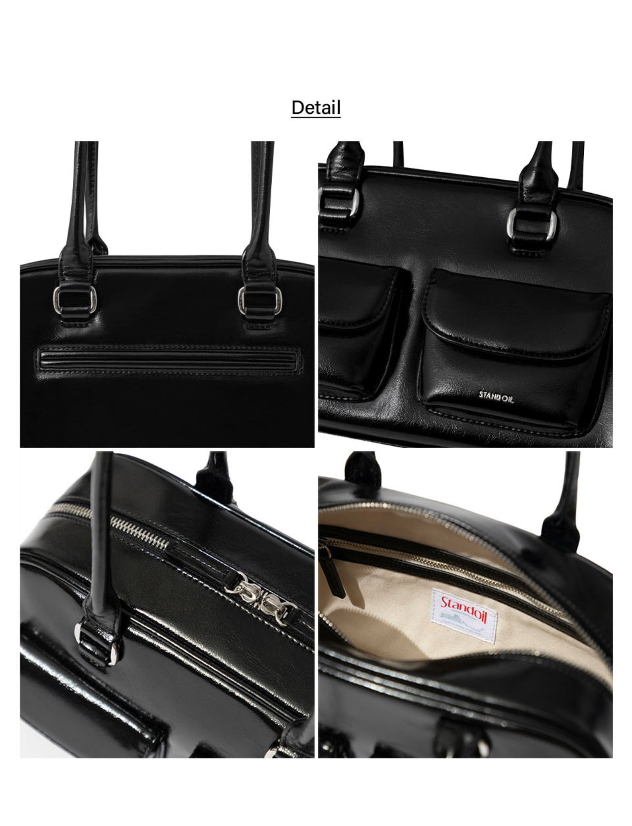 Stand Oil Chubby Bag Black (Preorder)