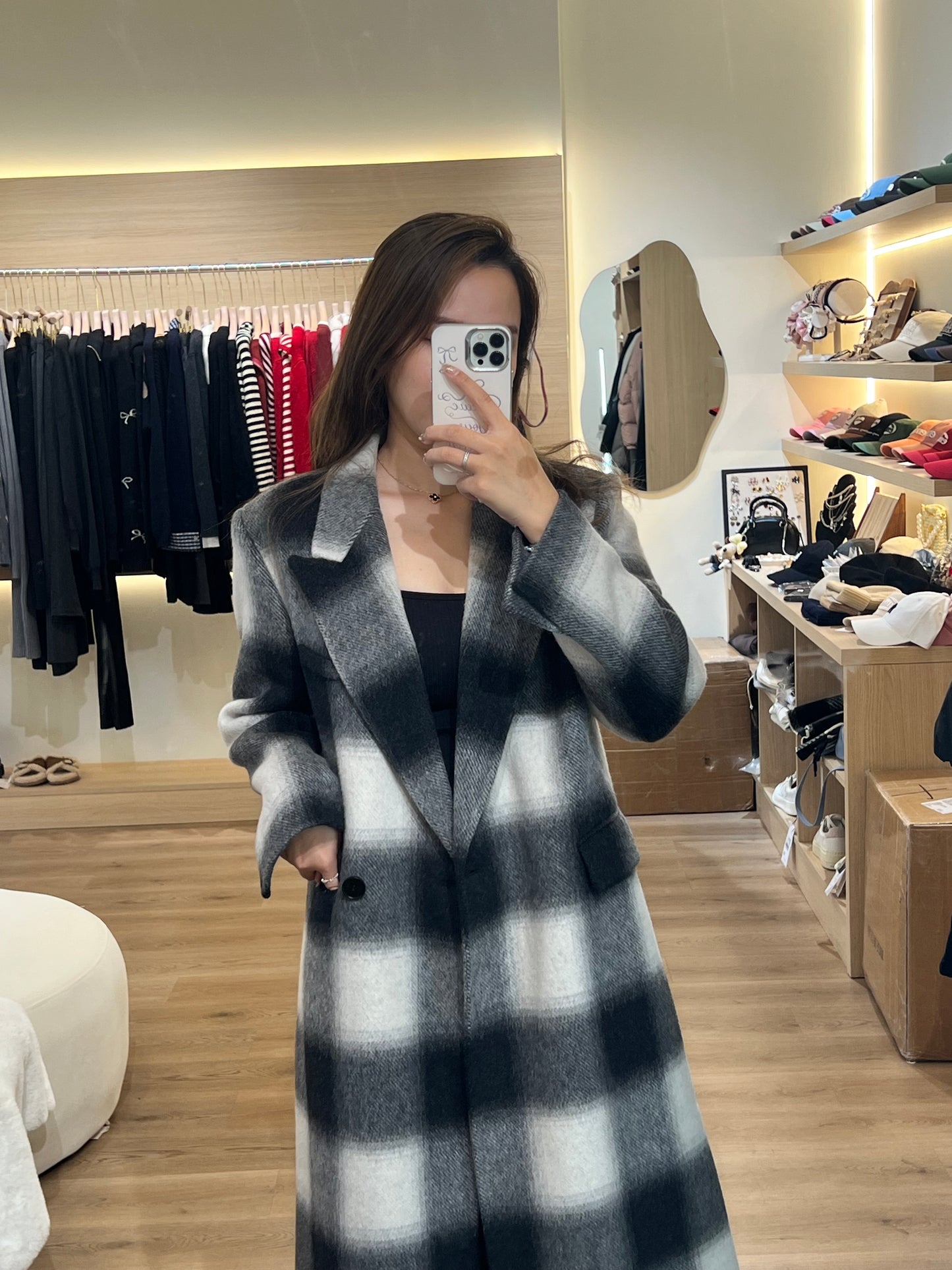 Kelly Designs Lattices Wool Coat (Instock)