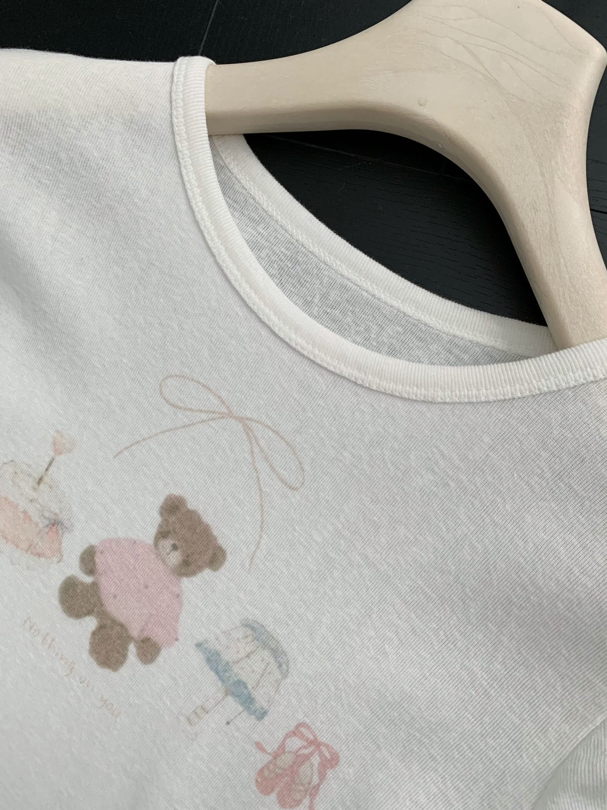 Kelly Designs Cartoons Slim White TShirt (Instock)