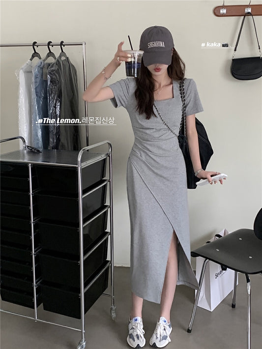 Kelly Designs Gray Long Dress (Instock)