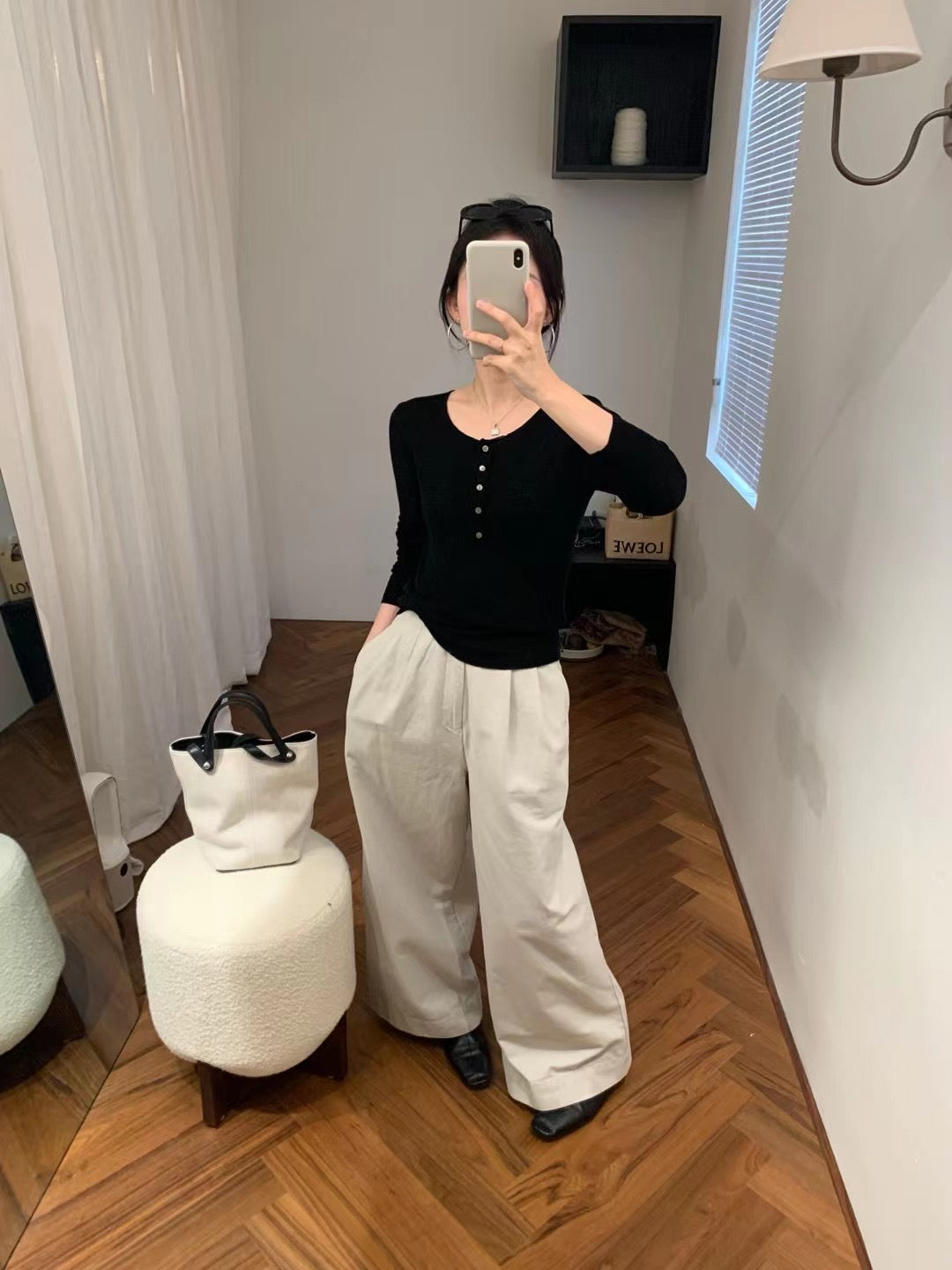 Kelly Designs Round Neck Wool Slim Top (Instock)