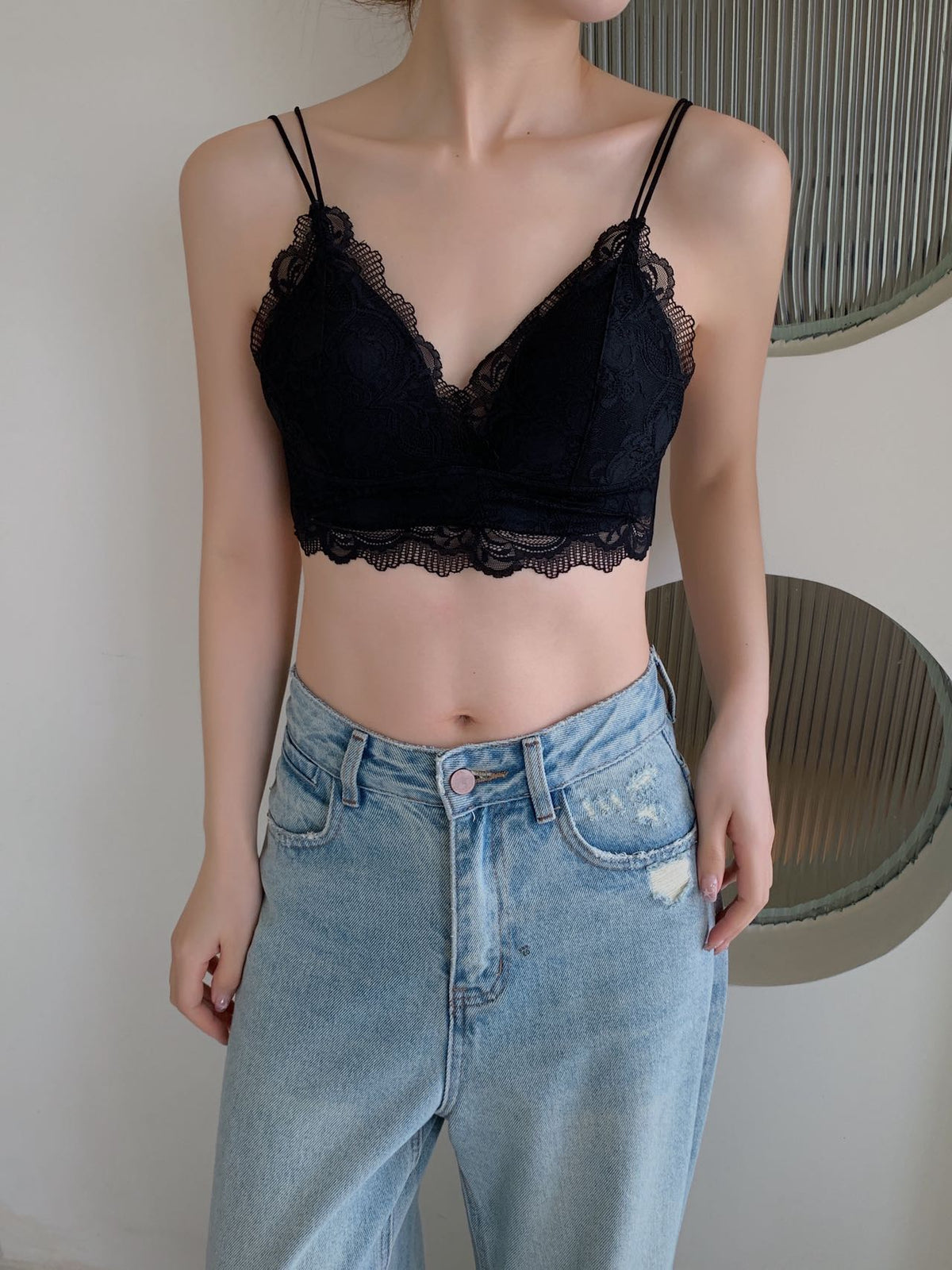 Kelly Designs Two Colors Lace Wave Bra(Instock)