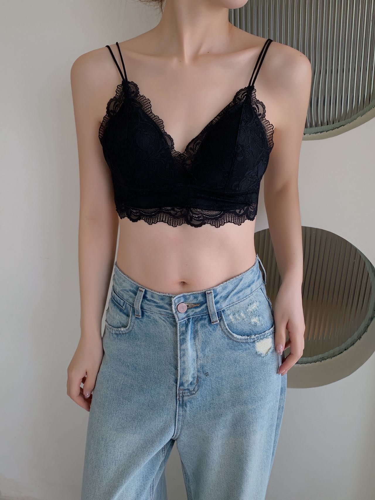 Kelly Designs Two Colors Lace Wave Bra(Instock)