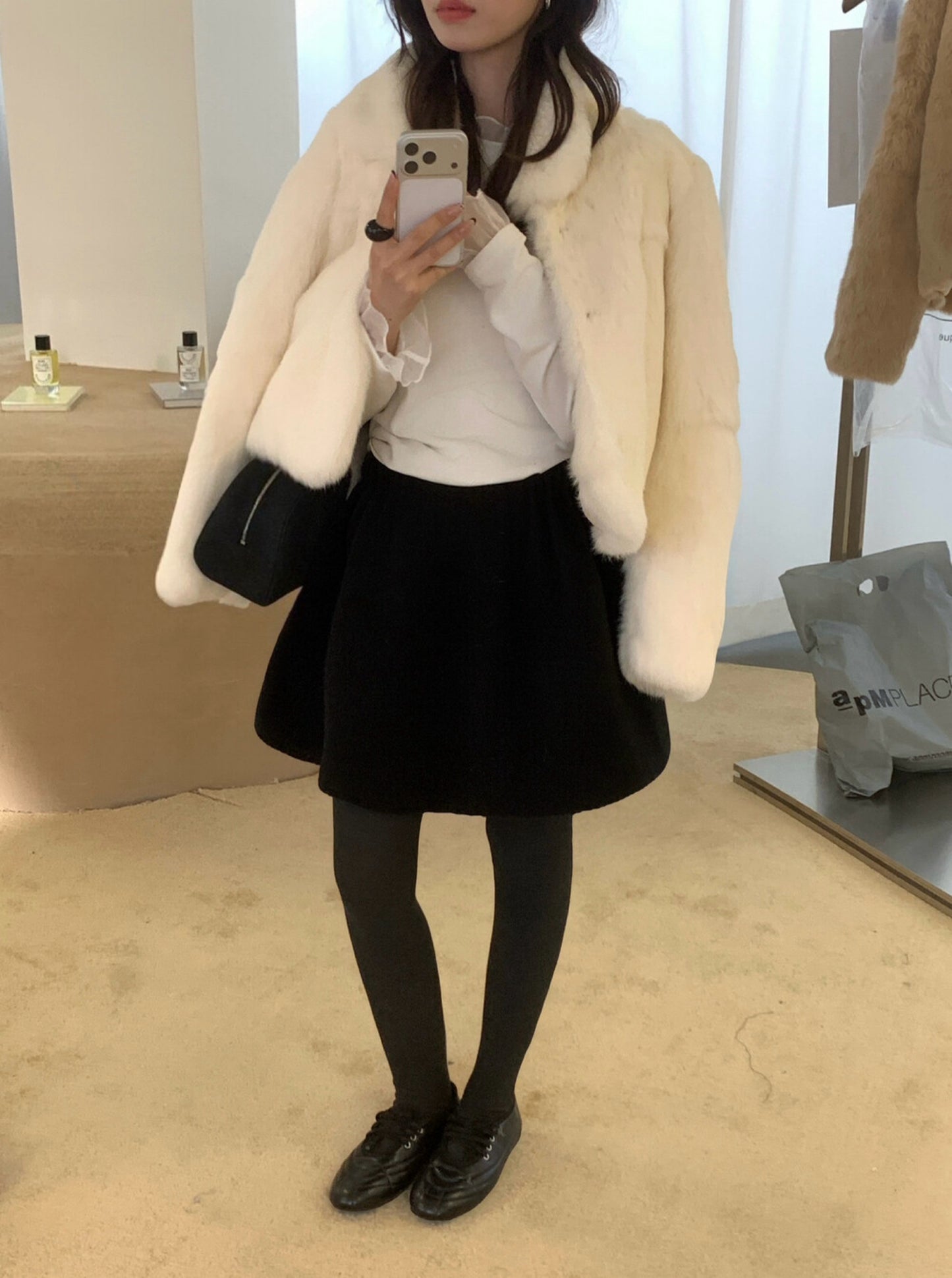 Kelly Designs Thick Wool A-Line Skirt (Instock)