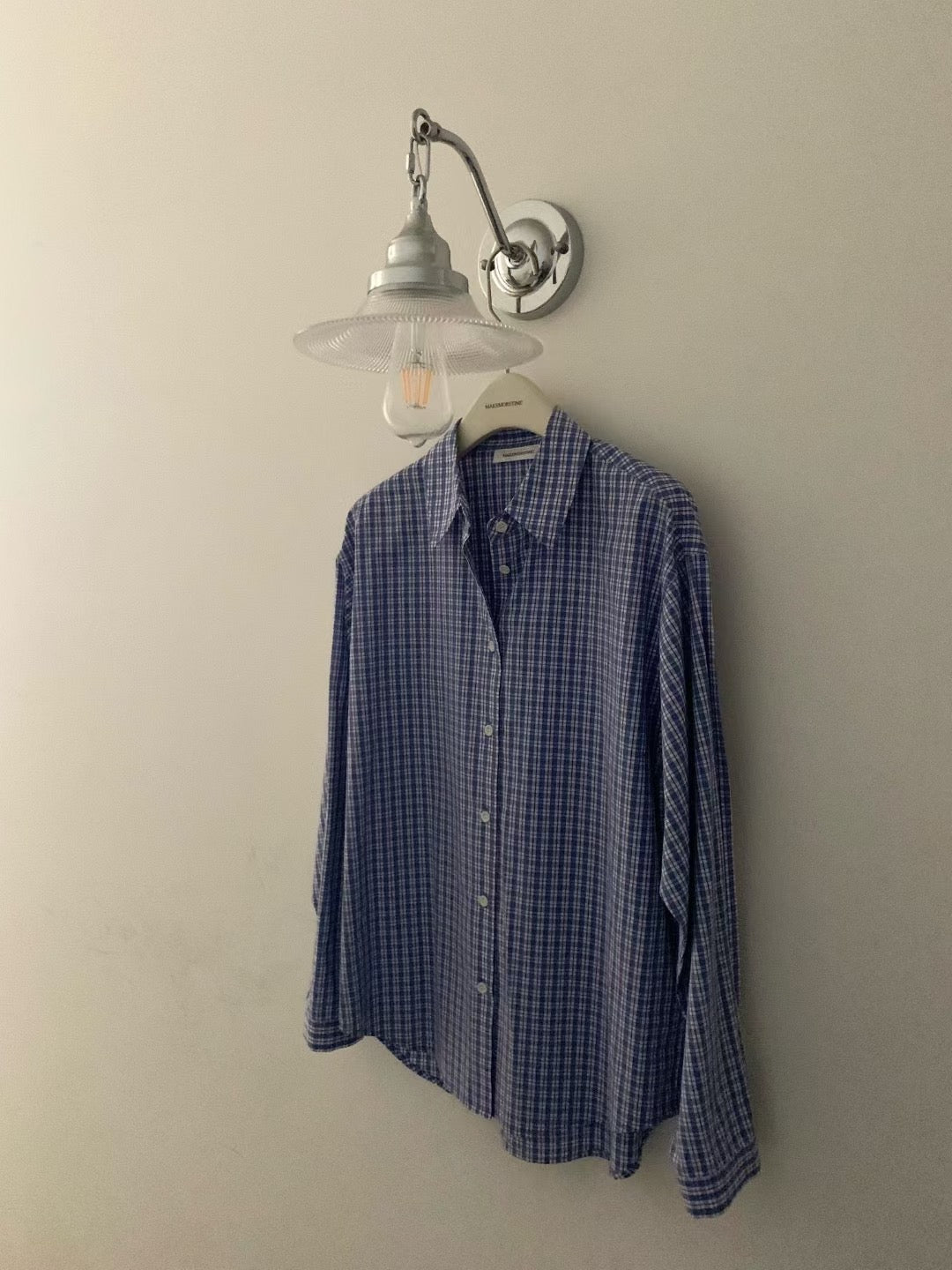 Kelly Designs Plaid Navy Shirt and Vest (Instock)