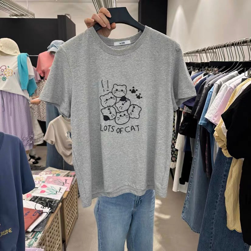 Korean APM Collection Dumplings Gray Tshirt (Instock)