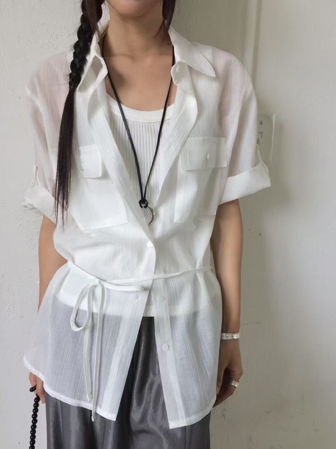 Korean APM Collection White Shirt (Instock)