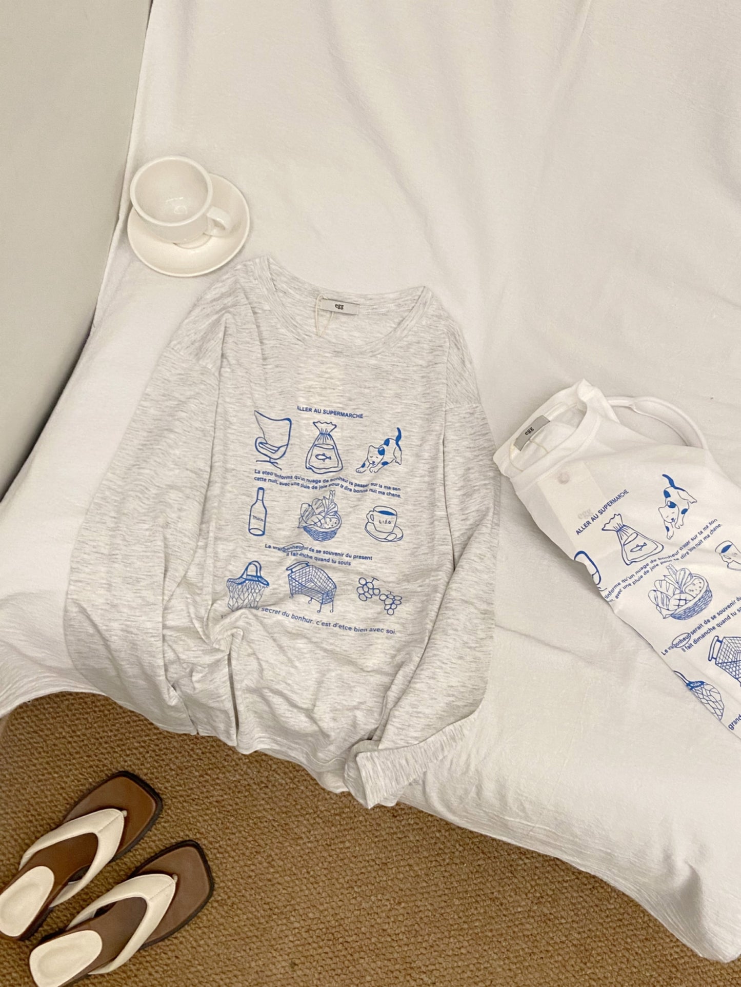 Kelly Designs Casual Graphic Sun Shirt – Two Colors Long Sleeve (Instock)