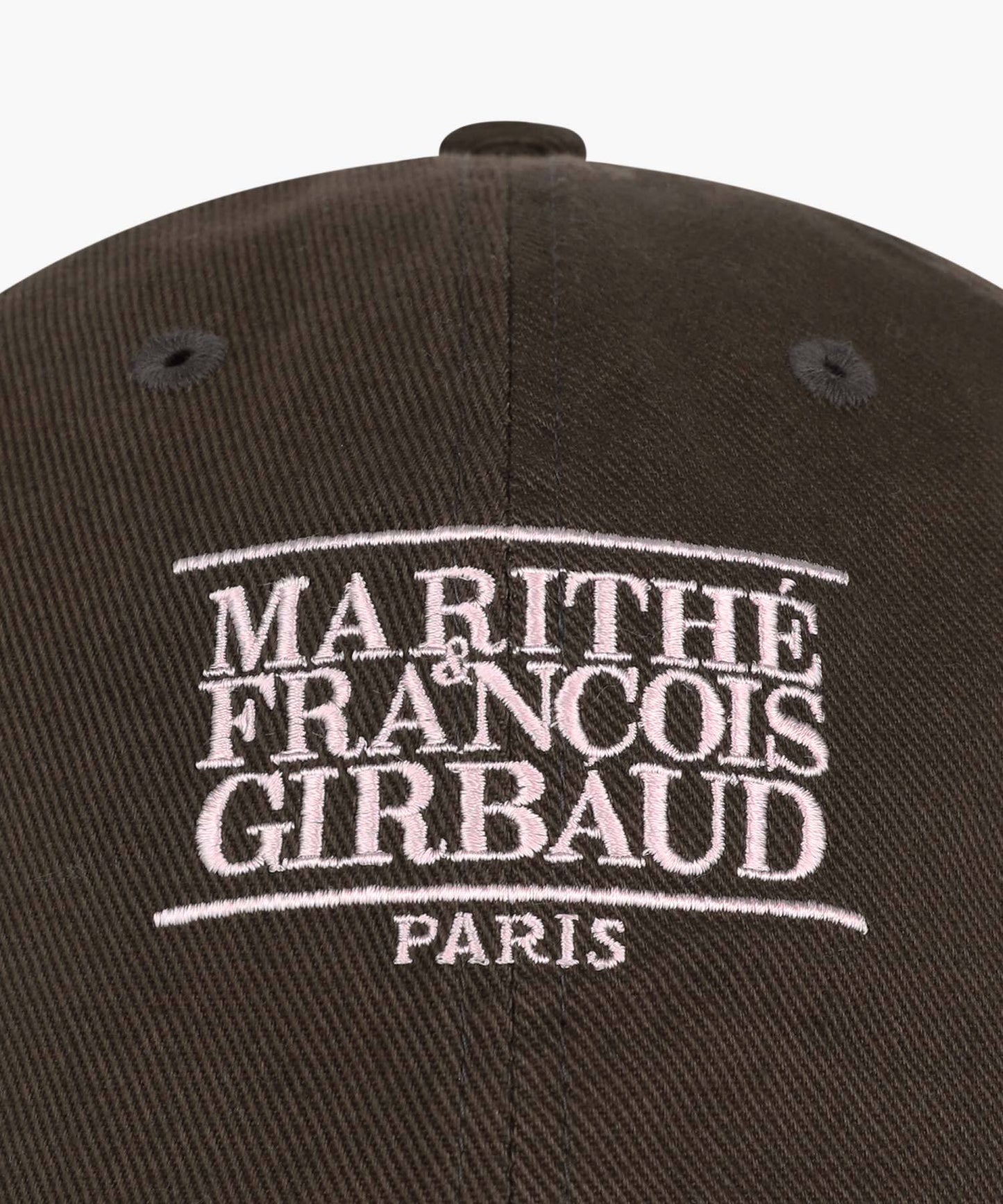 Marithe SMALL CLASSIC LOGO CAP dark brown (Instock)