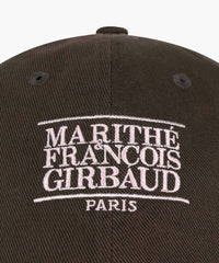 Marithe SMALL CLASSIC LOGO CAP dark brown (Instock)