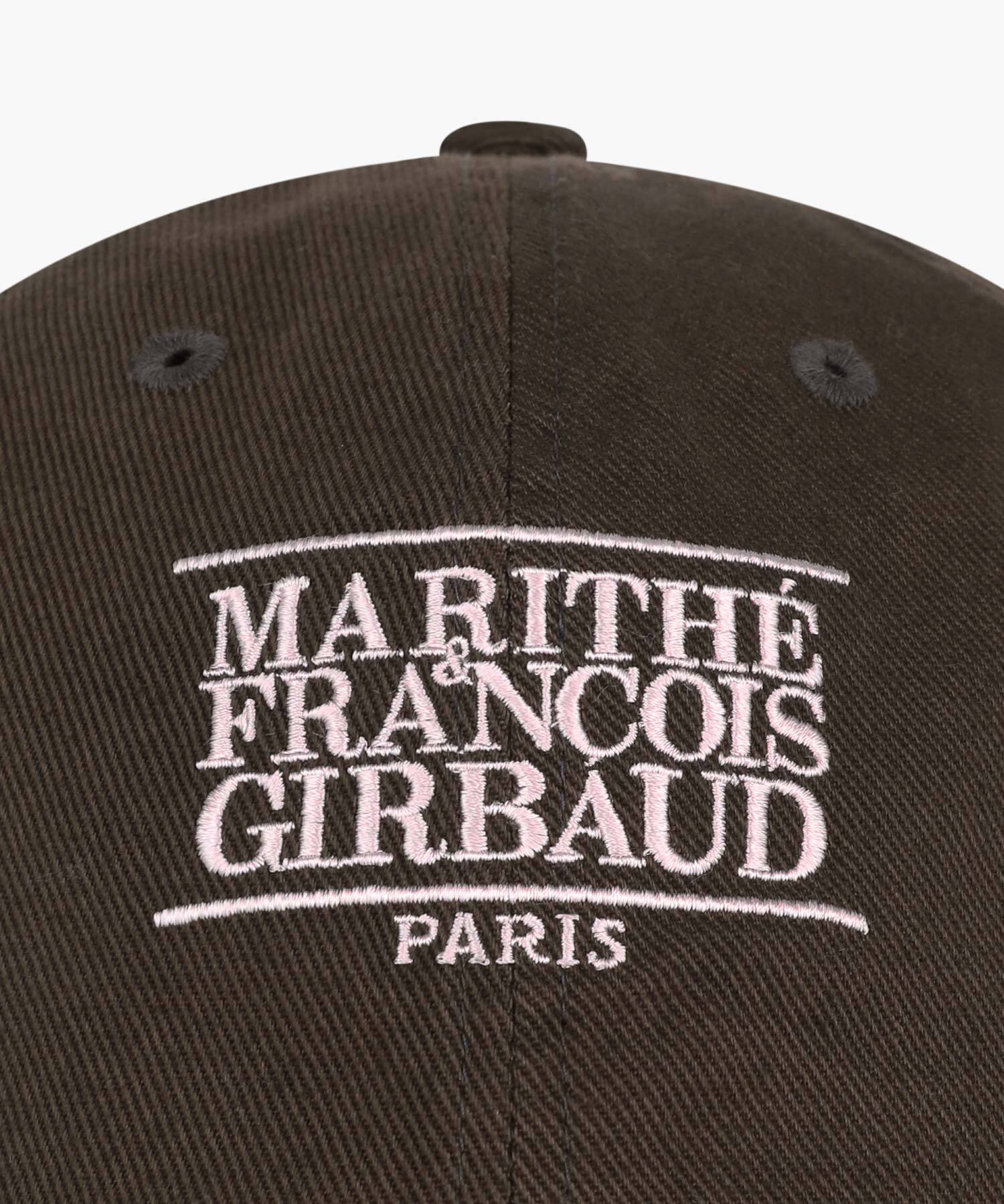 Marithe SMALL CLASSIC LOGO CAP dark brown (Instock)