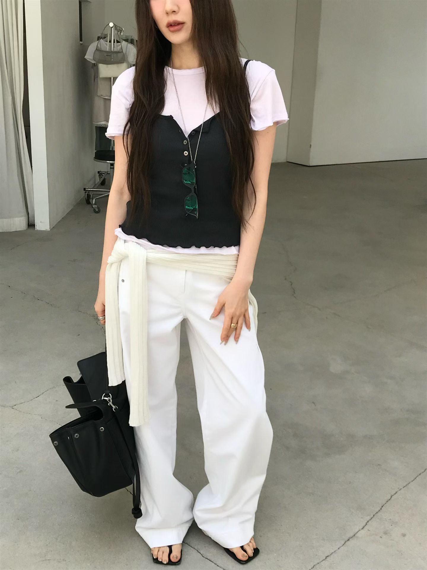 Korean APM Collection U Neck Cami Top-4 Colors (Instock)