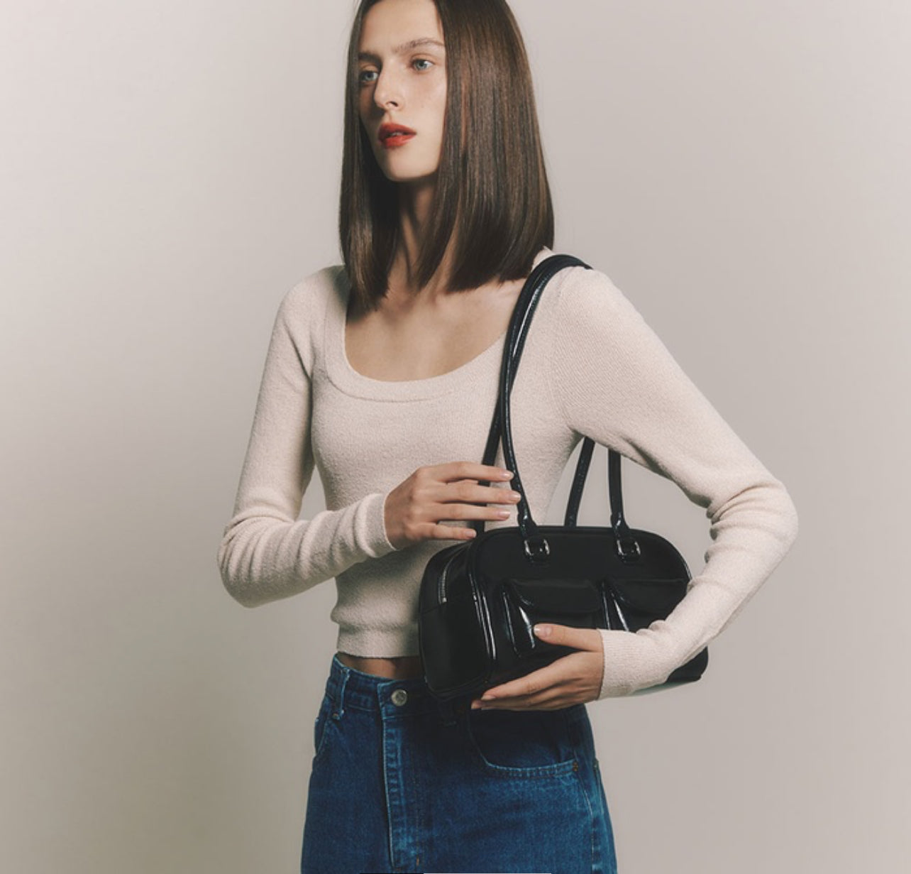 Stand Oil Chubby Bag Black (Preorder)