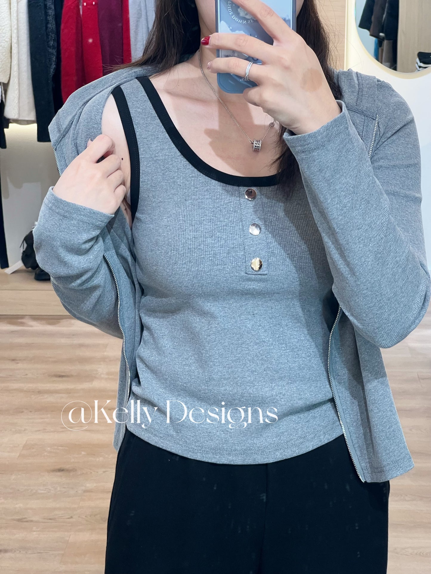 Kelly Designs Real 2pcs Grey Set(Instock)