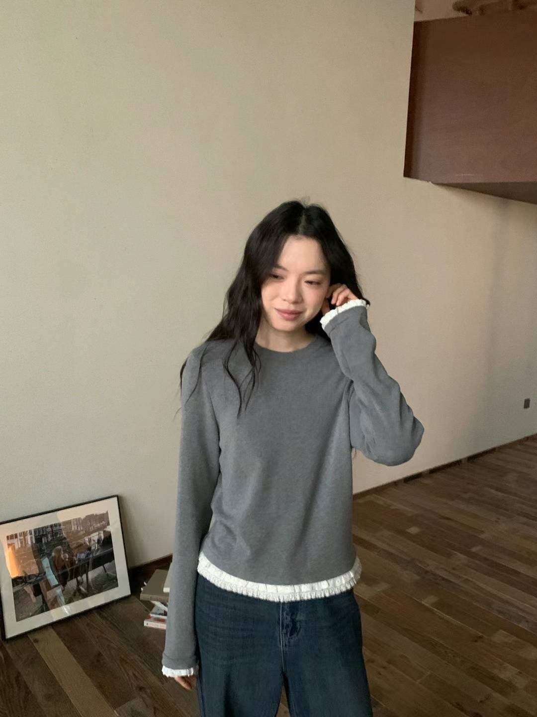 Kelly Designs Lace Layer Three Color Inner Top (Instock)