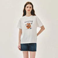 Marithé François Girbaud Marine Bear Graphic Tee – White (Instock)