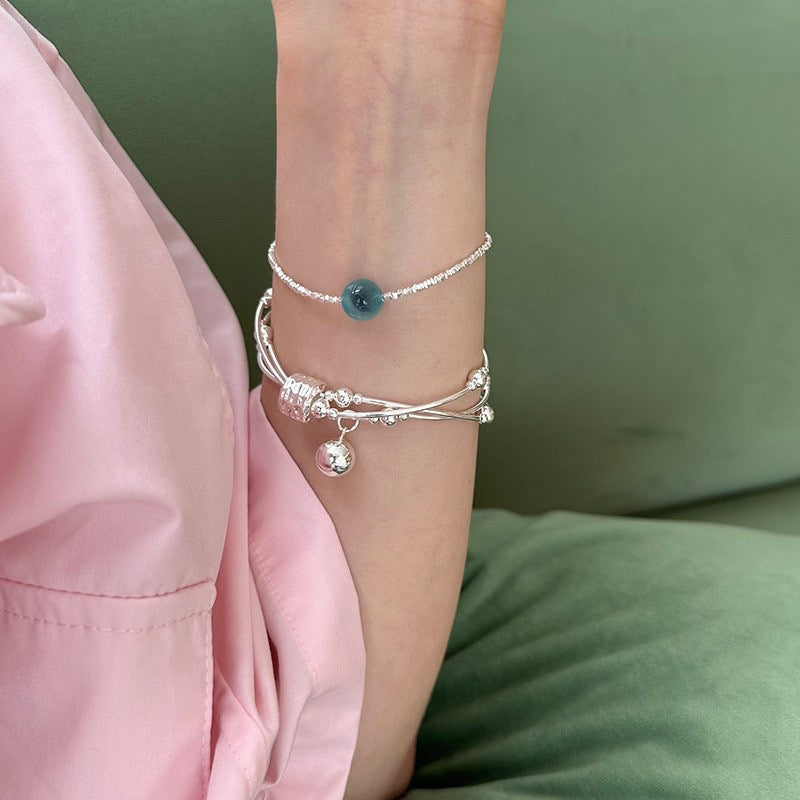 Kelly Designs Silver “Triple”Bracelet (Instock)