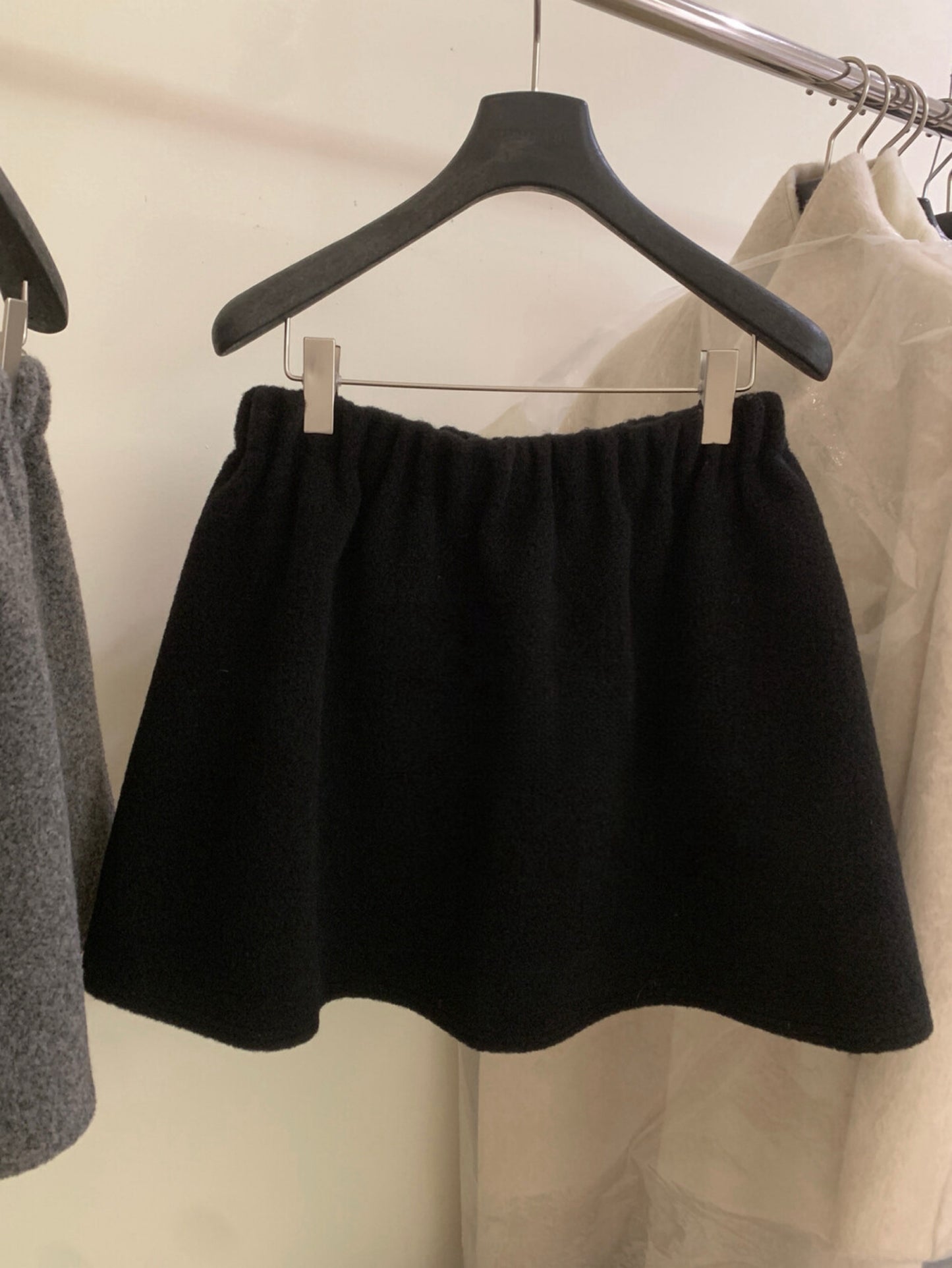 Kelly Designs Thick Wool A-Line Skirt (Instock)