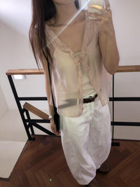 Korean APM Collection Floras Blouse Set - 2 Colors (Instock)