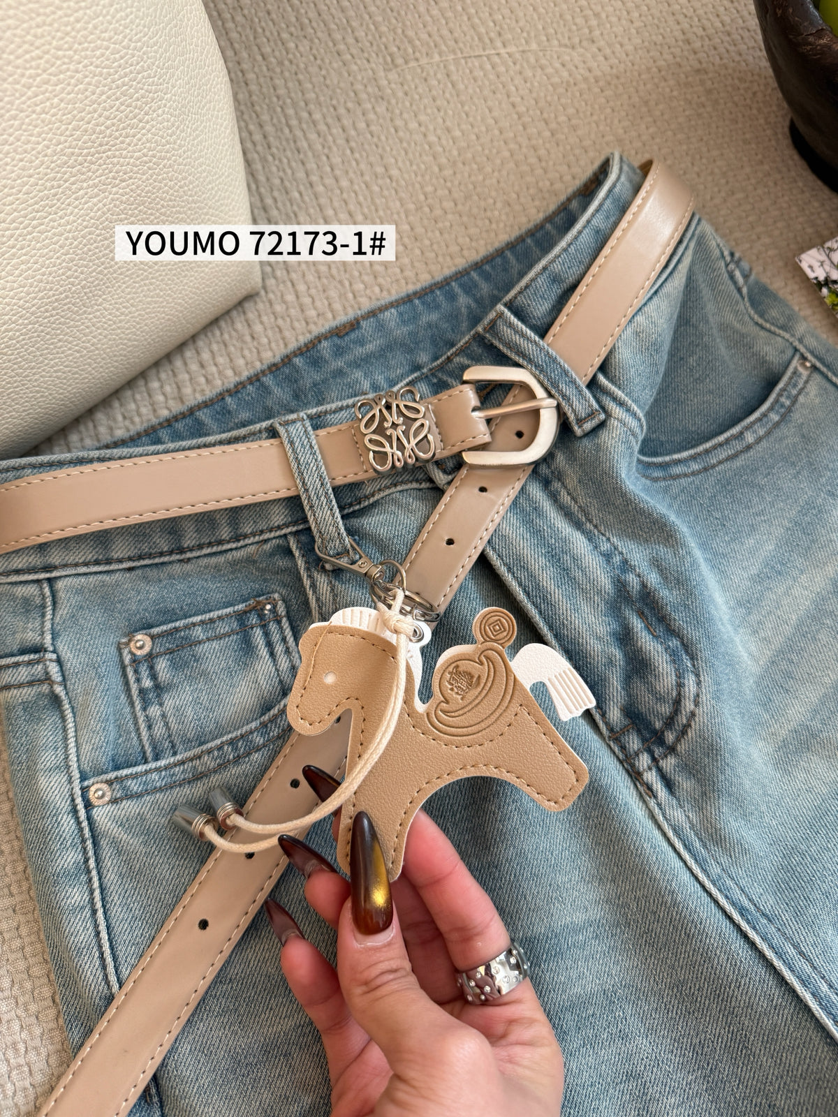 Kelly Designs Four Season Flare Jeans- With Horse Belt (Instock)