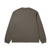 CHAMPION Korea Arch Logo Loose-Fit Appliqué Long-Sleeve T-Shirt – Brown | BTS V Pick (Preorder)