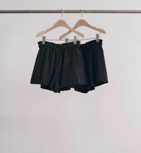 Korean Collection Ounce Wool Blend Relaxed Shorts (Instock)