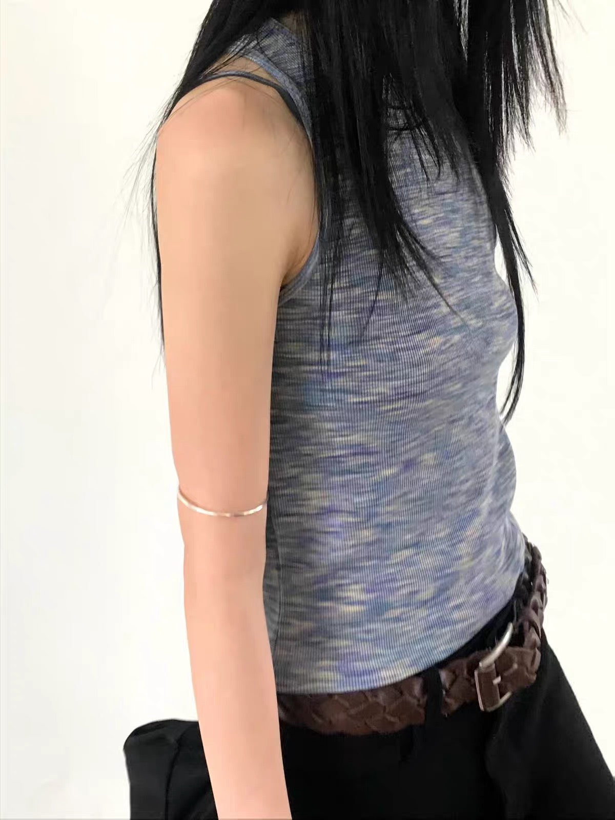 Korean APM Collection Ombre Blue Tank Top (Instock)