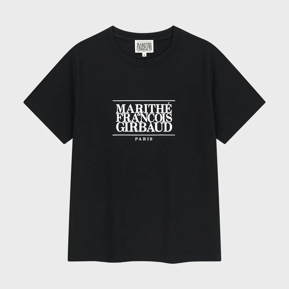 Marithe CLASSIC LOGO TEE Black (Instock)