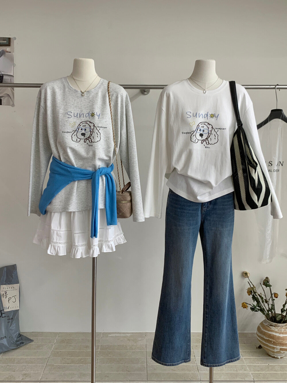 Kelly Designs Two Colors Puppy Long Sleeves (Instock)