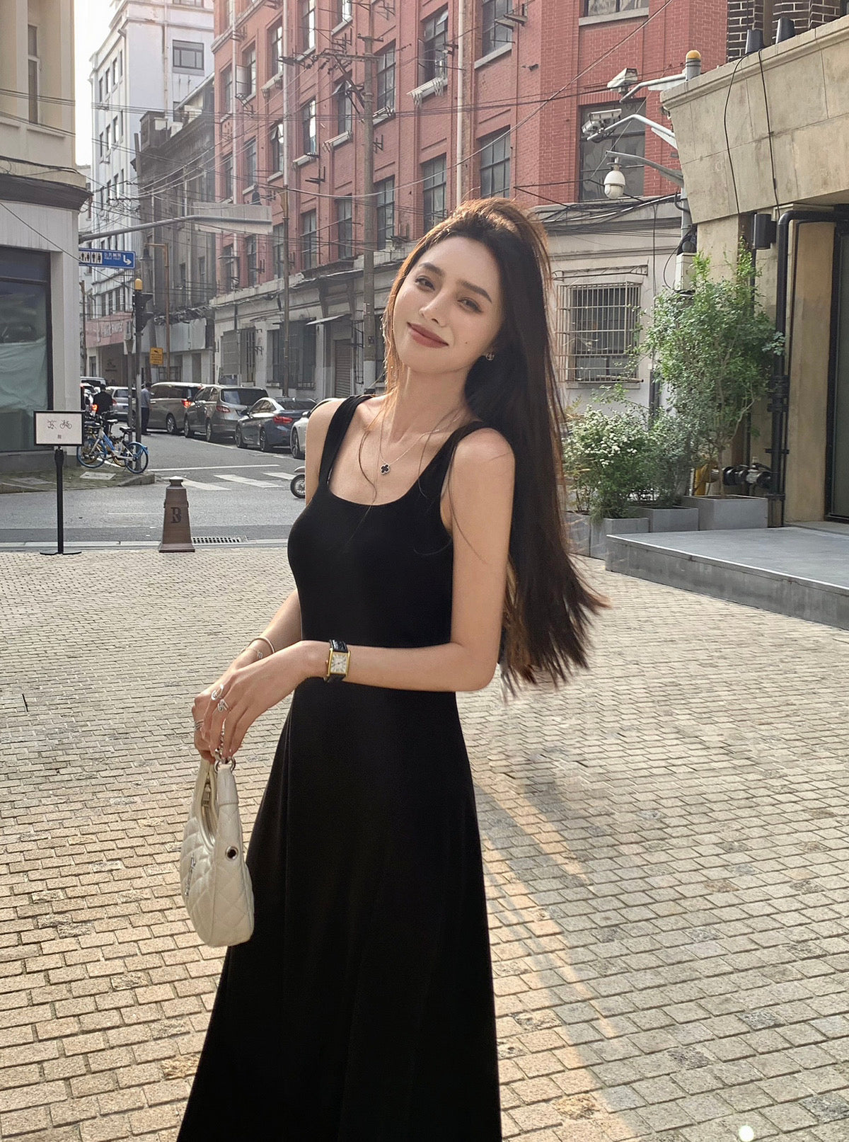 Kelly Designs U Neck Long Dress-3 Colors (Instock)