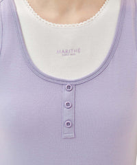 Marithe W LAYERED SLEEVELESS lavender (Instock)