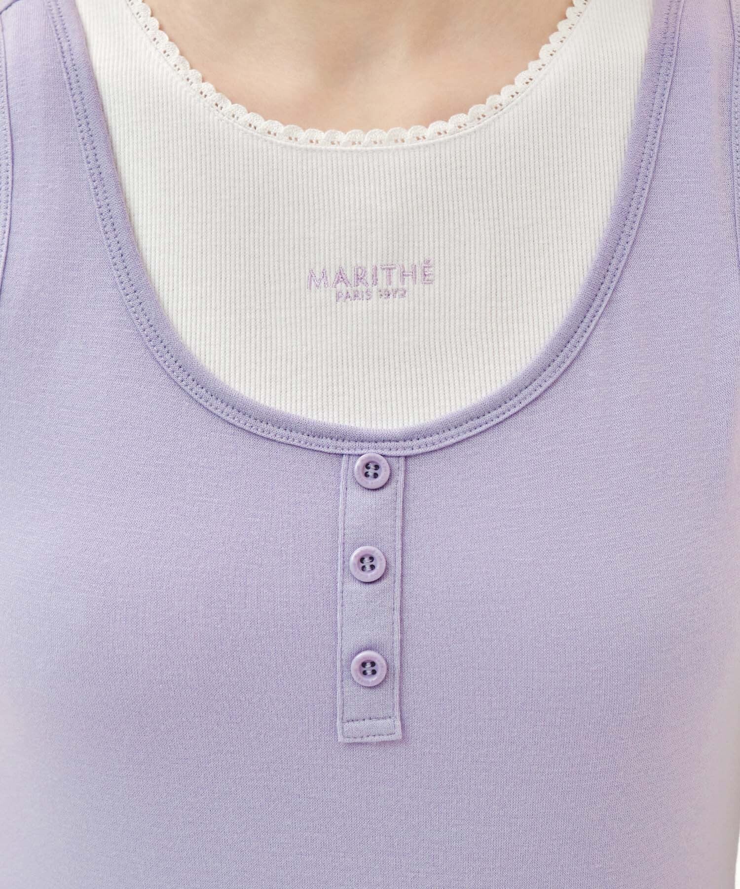 Marithe W LAYERED SLEEVELESS lavender (Instock)