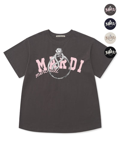 Mardi Mercredi TSHIRT RING WITH ROCK_4COLORS (Instock)