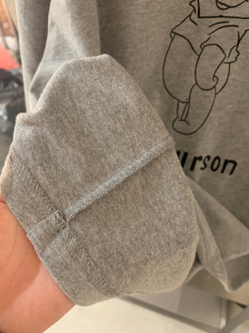 Kelly Designs French Bear Graphic Long-Sleeve Tee – “Mon frère c’est” (Instock)