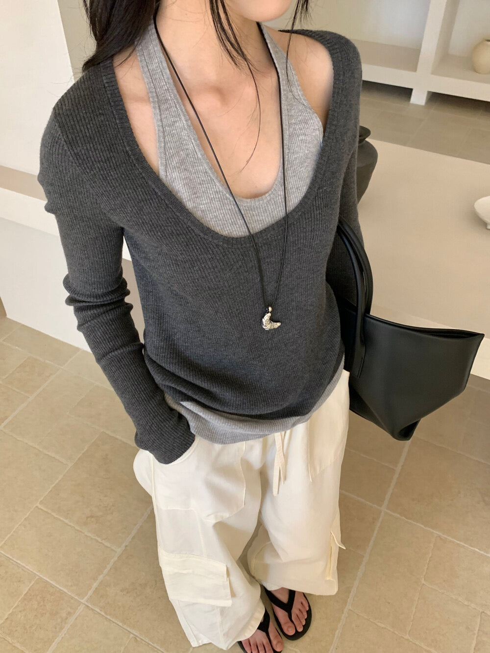 Kelly Designs 3 Colors Fake 2pcs Top (Instock)