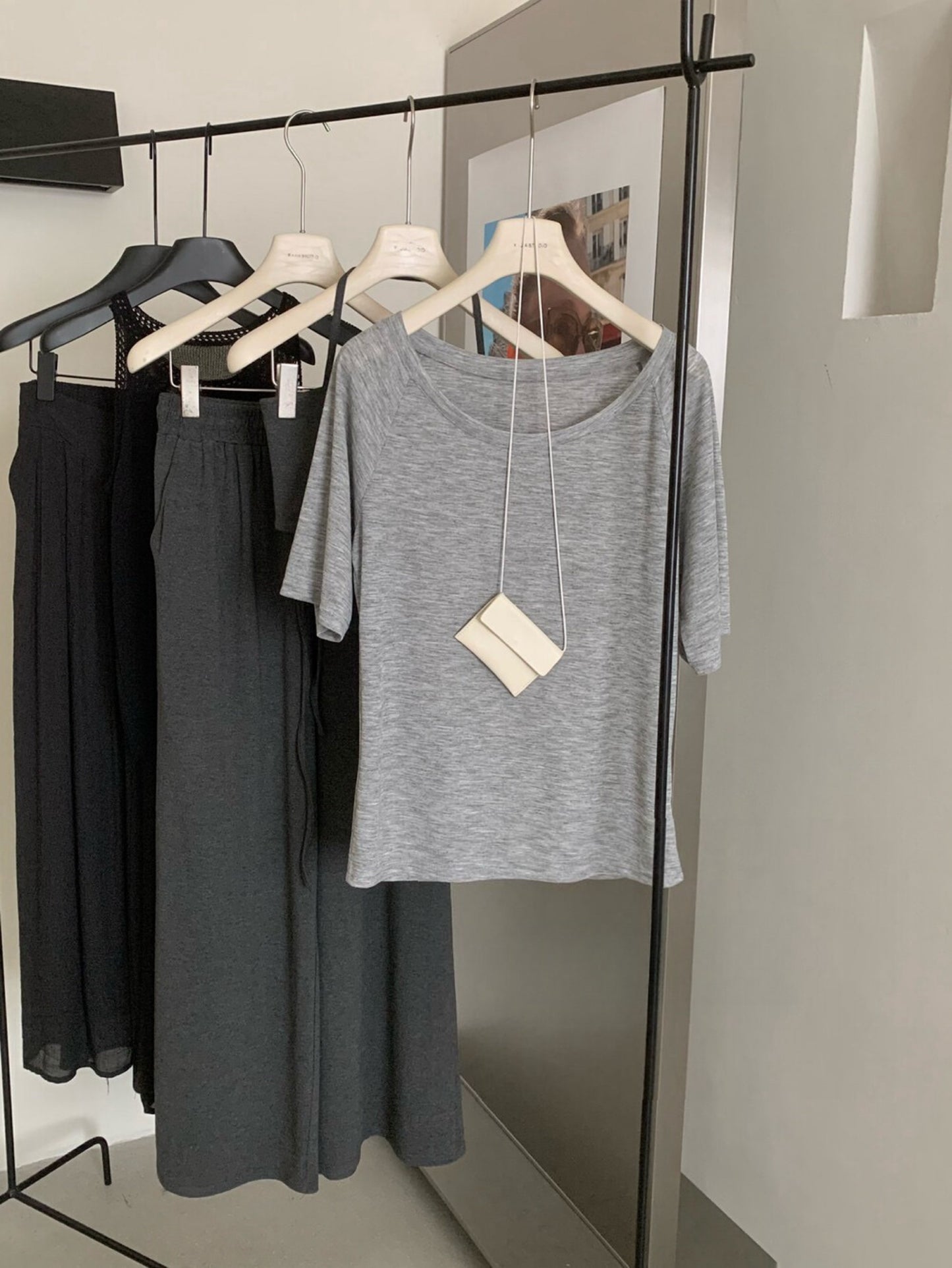 Kelly Designs 3pcs Grey Top&Grey Pants Set (Instock)