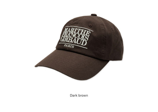 Marithe Classic Logo Brown Cap (Preorder)