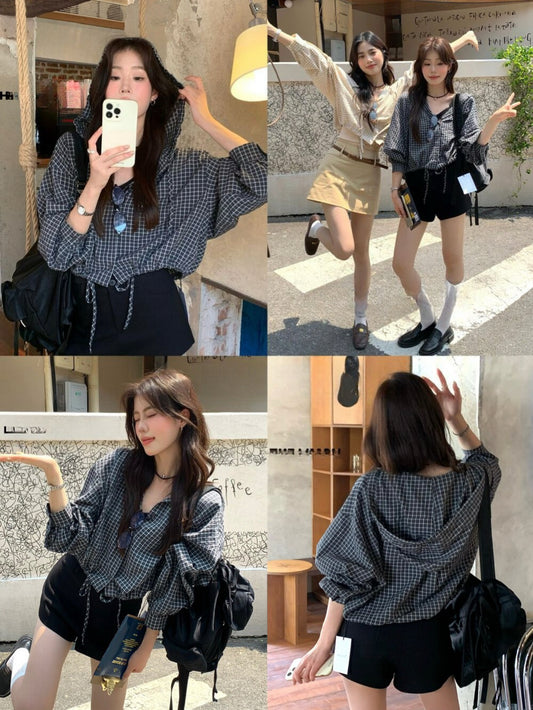 Kelly Designs Hoodie Black Blouse (Preorder)