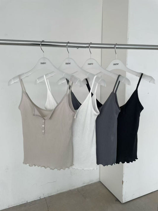 Korean APM Collection U Neck Cami Top-4 Colors (Instock)