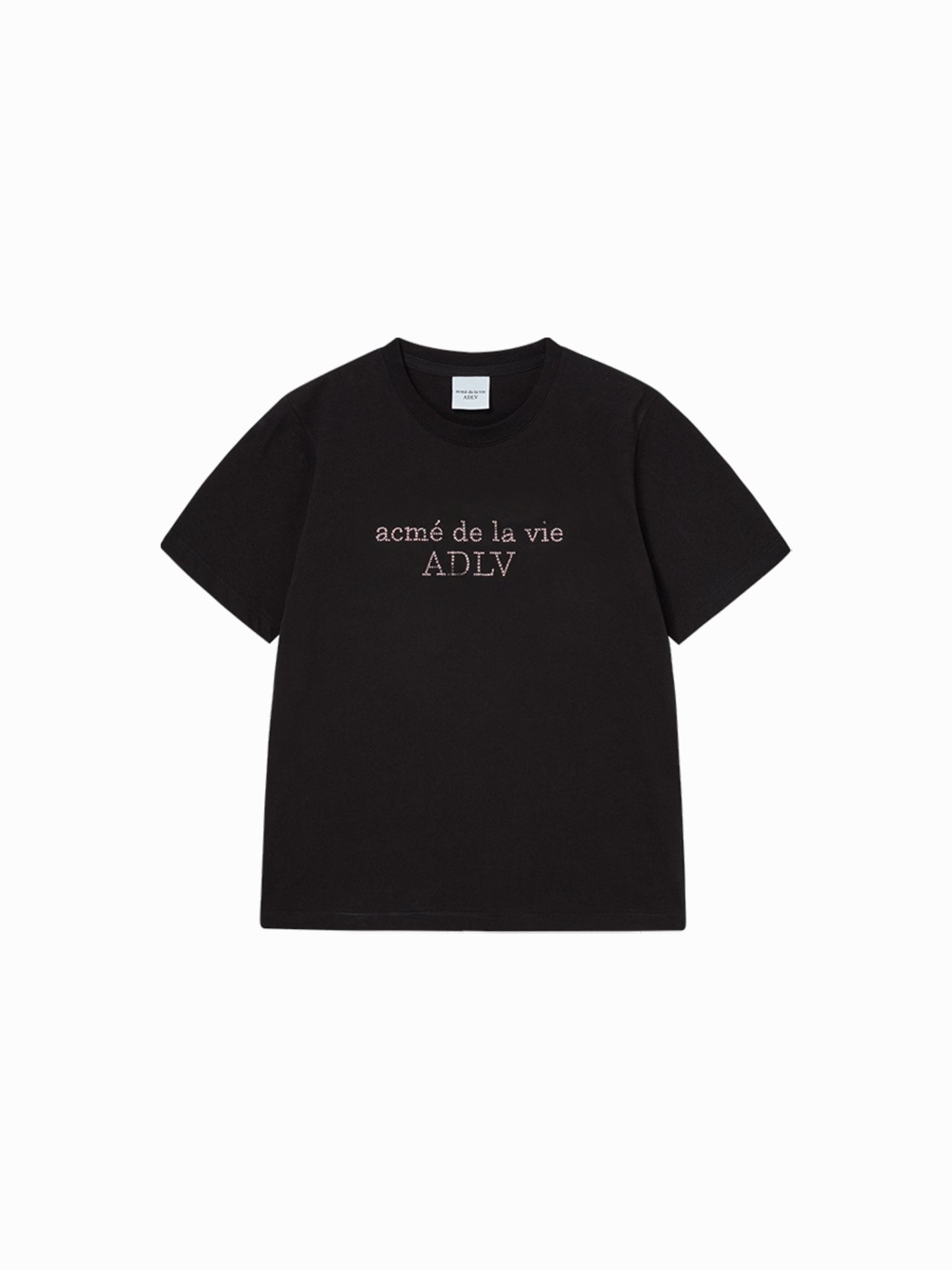 ADLV WOMAN CUBIC BASIC LOGO SHORT SLEEVE T-SHIRT (Instock)