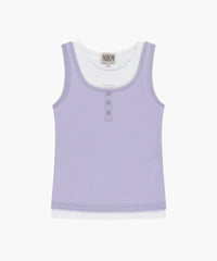 Marithe W LAYERED SLEEVELESS lavender (Instock)