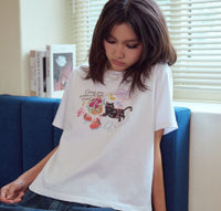 Korean Brand Kittens White Top (Preorder)