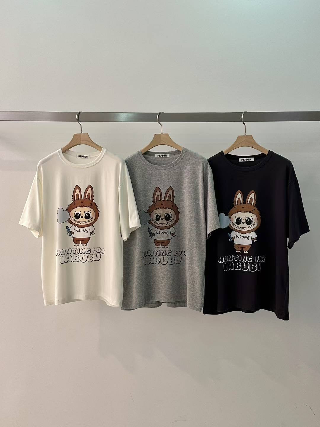 Korean APM Collection Labubu Graphic T-Shirt (Instock)