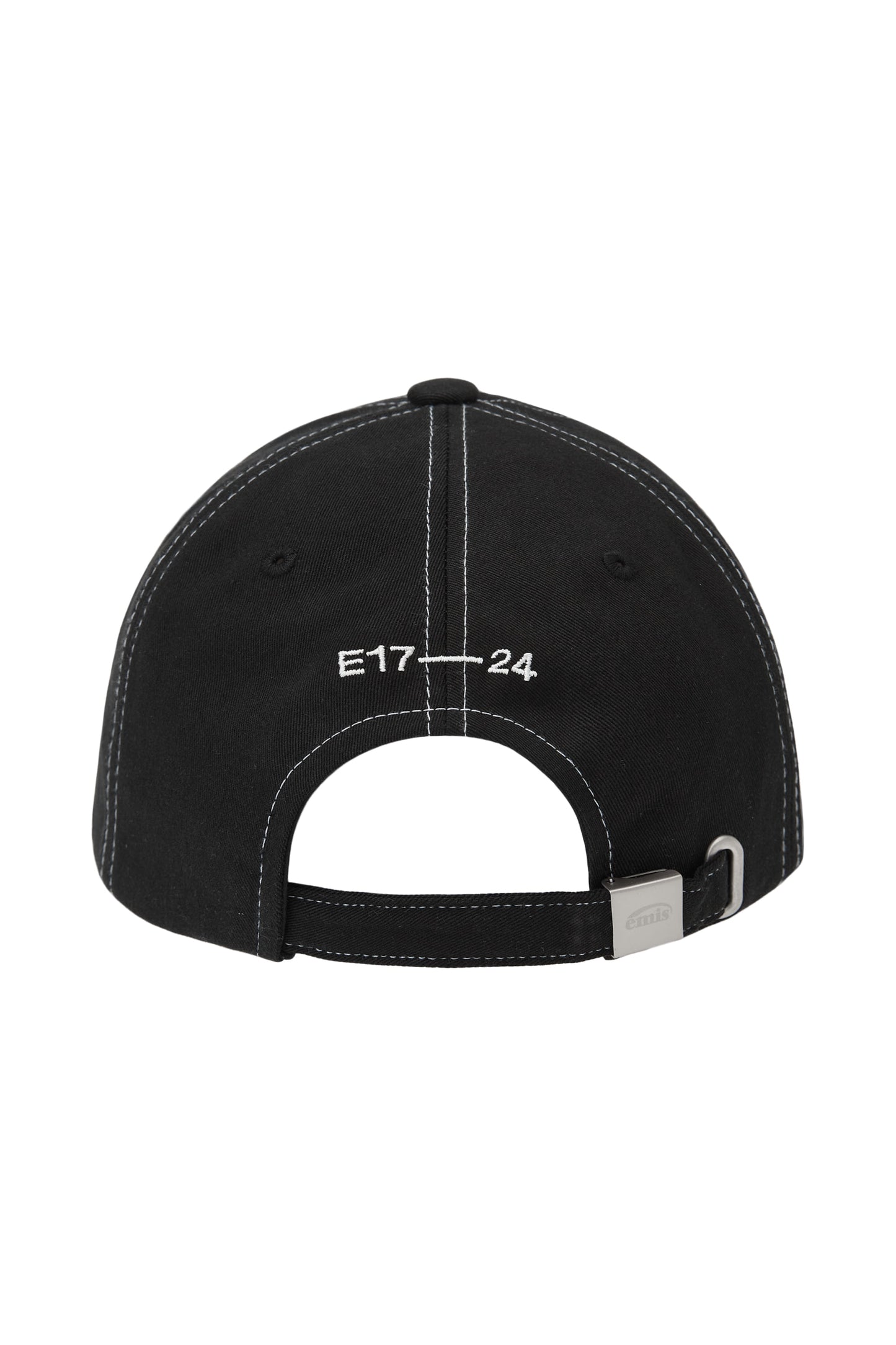 EMIS WHITE STITCH BALL CAP-BLACK (Preorder)