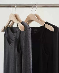 Korean APM Collection Ounce Cami Top - Charcoal (Instock)
