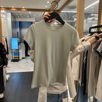 Korean APM Collection Slim Strech Tshirt-6 Colors (Instock)